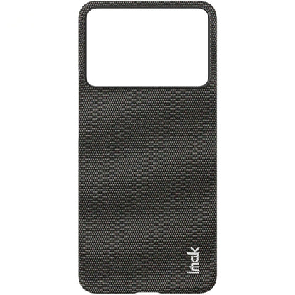 For Xiaomi Poco X6 Pro 5G/Redmi K70E 5G imak Ruiyi Series Cloth Texture PU + PC Phone Case(Black) - Xiaomi Cases by imak | Online Shopping UK | buy2fix
