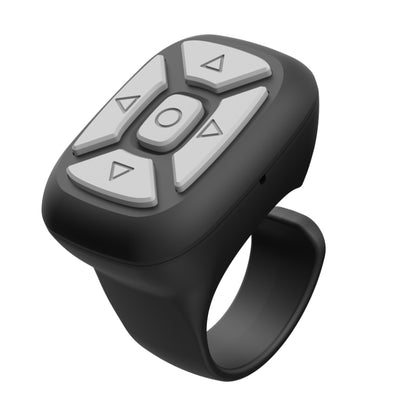 S18 Portable Smart Wireless Bluetooth Ring Remote Control(Black) - Phone Remote Control by buy2fix | Online Shopping UK | buy2fix