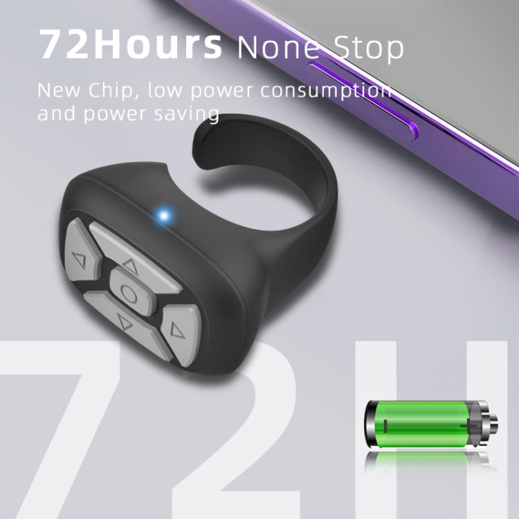 S18 Portable Smart Wireless Bluetooth Ring Remote Control(Blue) - Phone Remote Control by buy2fix | Online Shopping UK | buy2fix
