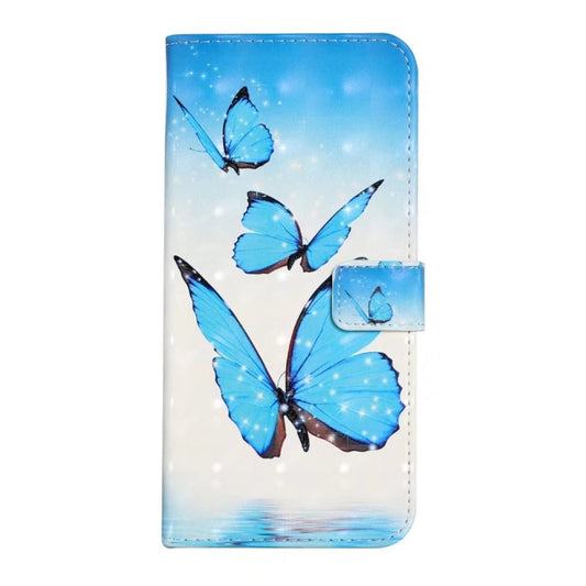 For iPhone 16 Pro Max Oil Embossed 3D Drawing Leather Phone Case(3 Butterflies) by buy2fix