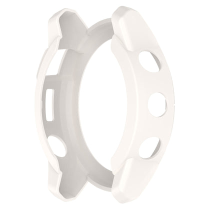 For Garmin Tactix 7 Amoled Armor Hollow TPU Watch Protective Case(Ivory White) - Watch Cases by buy2fix | Online Shopping UK | buy2fix