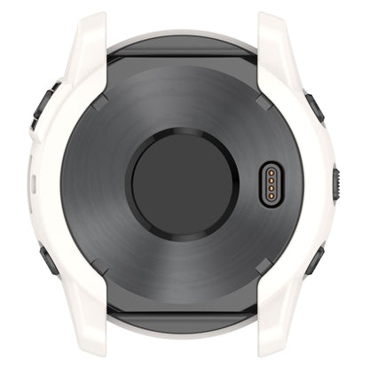 For Garmin Tactix 7 Amoled Armor Hollow TPU Watch Protective Case(Ivory White) - Watch Cases by buy2fix | Online Shopping UK | buy2fix