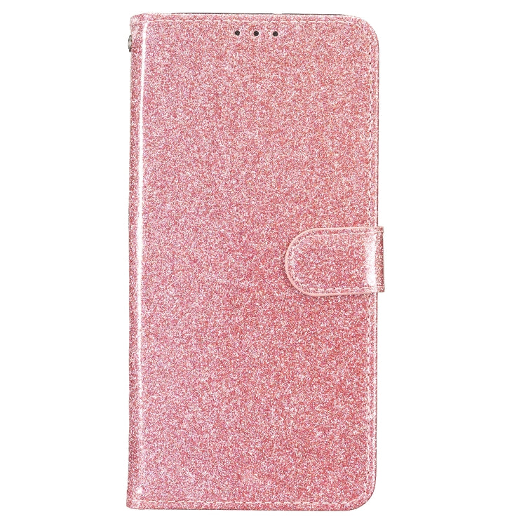 For Motorola Moto G Stylus 5G 2024 Glitter Powder Flip Leather Phone Case(Rose Gold) by buy2fix