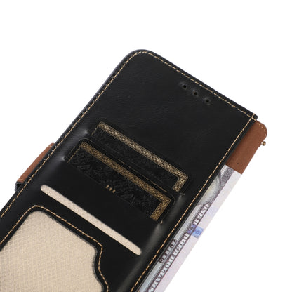 For Xiaomi Redmi K70E/Poco X6 Pro Magnetic Crazy Horse Texture Genuine Leather RFID Phone Case(Black) - Xiaomi Cases by buy2fix | Online Shopping UK | buy2fix