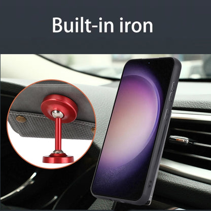 For Samsung Galaxy S23 FE 5G Double Buckle Card Slots Magnetic Phone Case(Red) by buy2fix