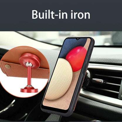 For Samsung Galaxy A55 5G Double Buckle Card Slots Magnetic Phone Case(Black) by buy2fix