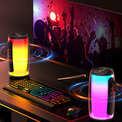 awei Y528 Symphony Light Portable Outdoor Bluetooth Speaker(Black) - Desktop Speaker by awei | Online Shopping UK | buy2fix