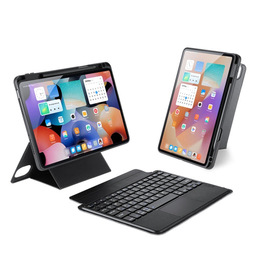 For Xiaomi Pad 5 / 5 Pro DUX DUCIS DK Floating Magnetic Keyboard Leather Tablet Case with Holder(Black) - Xiaomi Keyboard by DUX DUCIS | Online Shopping UK | buy2fix