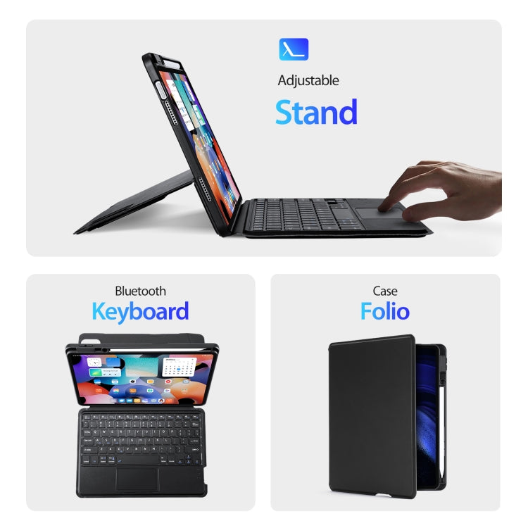For Xiaomi Pad 6 / 6 Pro DUX DUCIS DK Floating Magnetic Keyboard Leather Tablet Case with Holder(Black) - Xiaomi Keyboard by DUX DUCIS | Online Shopping UK | buy2fix