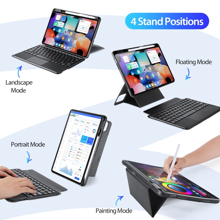 For Xiaomi Pad 6 / 6 Pro DUX DUCIS DK Floating Magnetic Keyboard Leather Tablet Case with Holder(Black) - Xiaomi Keyboard by DUX DUCIS | Online Shopping UK | buy2fix