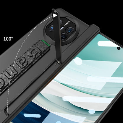 For Huawei Mate X5 GKK Wristband Integrated HD Film Magnetic Hinge Phone Case(Silver) - Huawei Cases by GKK | Online Shopping UK | buy2fix