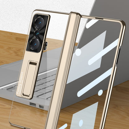 For Honor Magic VS GKK Integrated Magnetic Fold Hinge Shockproof Phone Case(Gold) - Honor Cases by GKK | Online Shopping UK | buy2fix