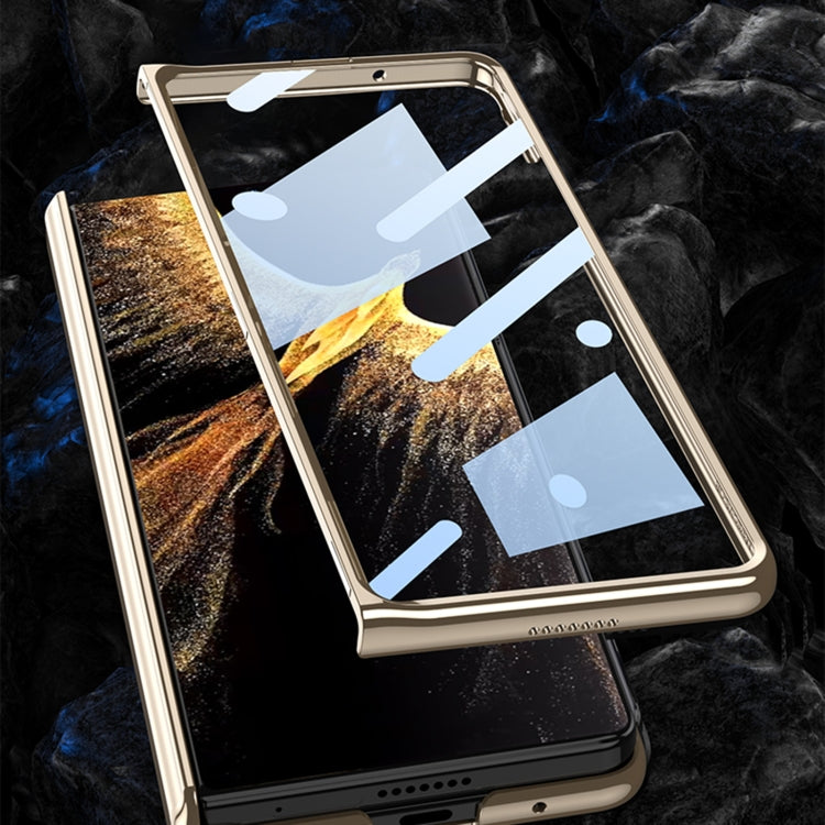 For Honor Magic VS GKK Integrated Magnetic Fold Hinge Shockproof Phone Case(Gold) - Honor Cases by GKK | Online Shopping UK | buy2fix