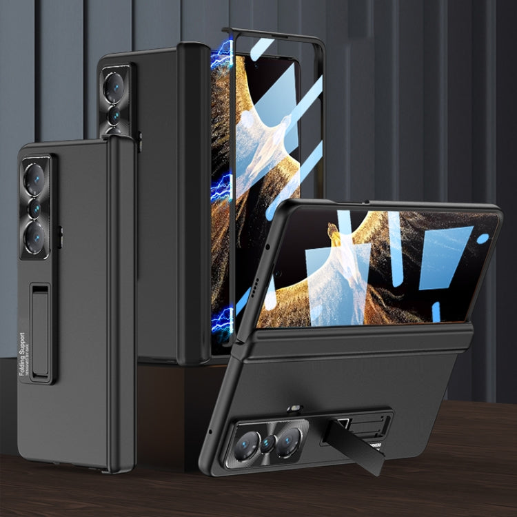 For Honor Magic VS GKK Integrated Magnetic Folding Hinge All-inclusive Phone Case(Black) - Honor Cases by GKK | Online Shopping UK | buy2fix