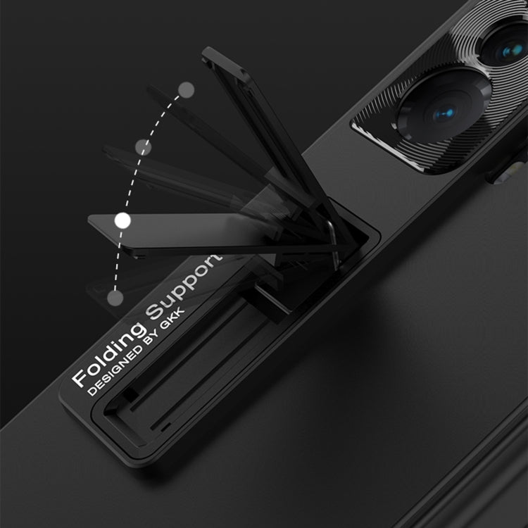 For Honor Magic VS GKK Integrated Magnetic Folding Hinge All-inclusive Phone Case(Black) - Honor Cases by GKK | Online Shopping UK | buy2fix