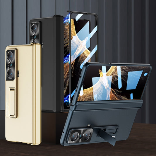 For Honor Magic VS GKK Integrated Magnetic Folding Hinge All-inclusive Phone Case(Gold) - Honor Cases by GKK | Online Shopping UK | buy2fix