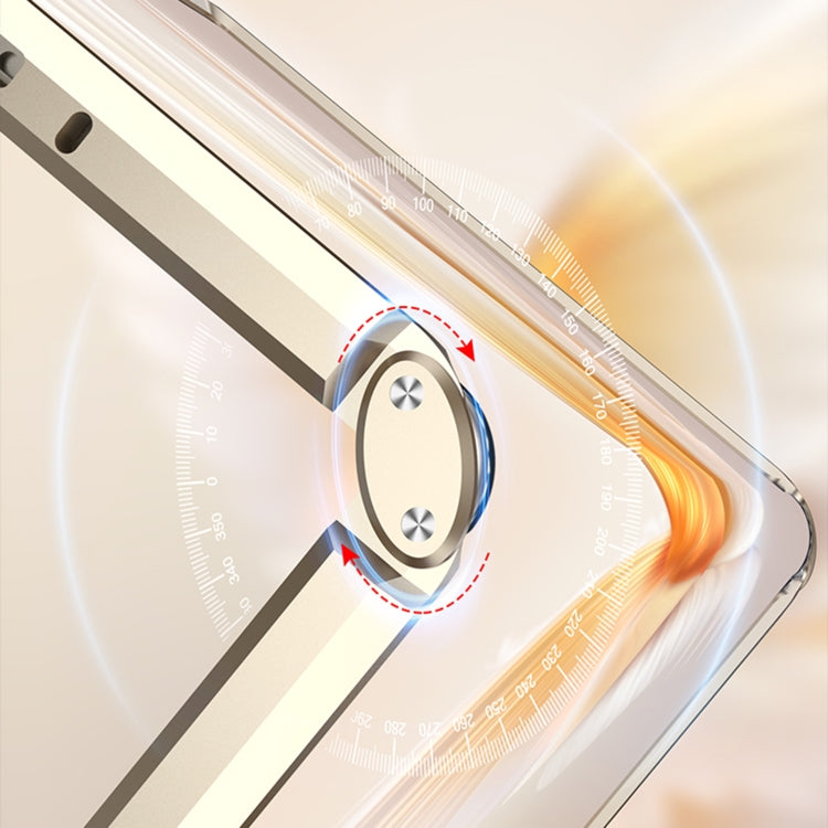 For Honor V Purse GKK Integrated Magnetic Folding Metal Full Coverage Phone Case(Gold) - Honor Cases by GKK | Online Shopping UK | buy2fix