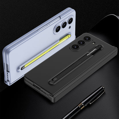 For Samsung Galaxy Z Fold5 5G GKK Magnetic Integrated Phone Case with Pen Slots, No Include Pen(Silver) - Galaxy Z Fold5 Cases by GKK | Online Shopping UK | buy2fix