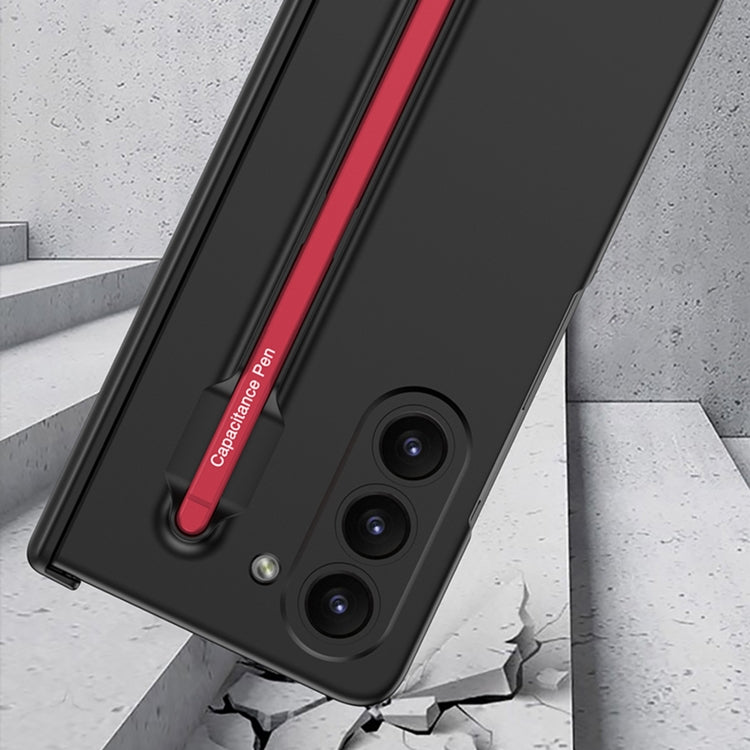 For Samsung Galaxy Z Fold5 5G GKK Magnetic Integrated Phone Case with Pen Slots, No Include Pen(Silver) - Galaxy Z Fold5 Cases by GKK | Online Shopping UK | buy2fix