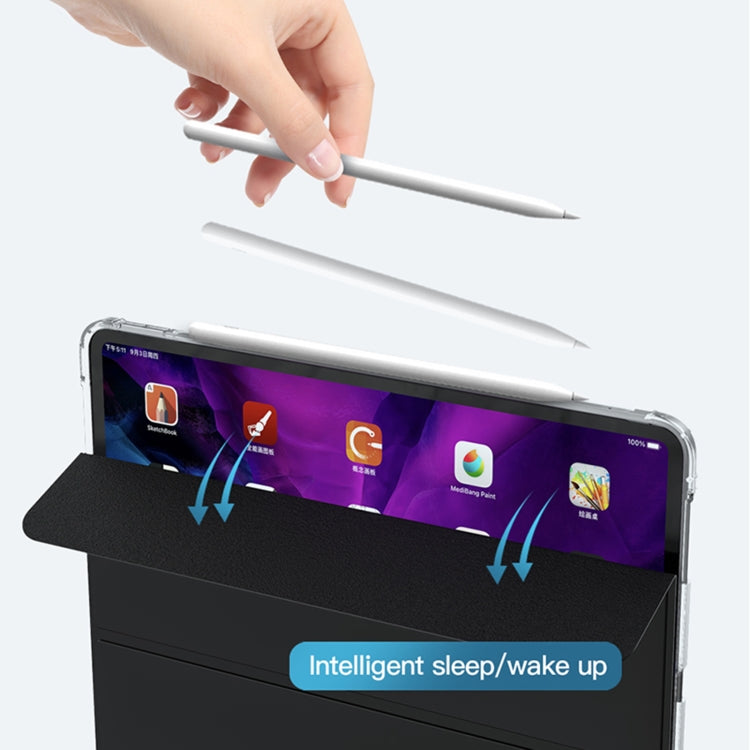 For iPad 10.9 inch 2022 / 2025 TOTU  Yippee Color Seires  PC + PU Leather Flip Tablet Case with Sleep / Wake Up Function(Black) - More iPad Cases by TOTUDESIGN | Online Shopping UK | buy2fix