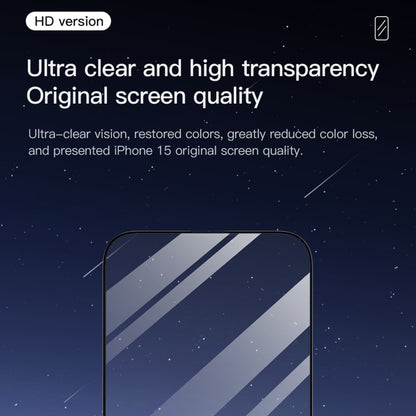 For iPhone 15 Pro Max TOTU AB-057 CSG High Aluminum Glass 2.5D Full-coverage HD Tempered Glass Film - iPhone 15 Pro Max Tempered Glass by TOTUDESIGN | Online Shopping UK | buy2fix