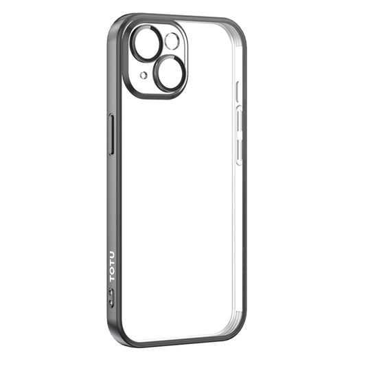 For iPhone 15 TOTUDESIGN PC-2 Series Electroplating TPU Phone Case(Black) - iPhone 15 Cases by TOTUDESIGN | Online Shopping UK | buy2fix
