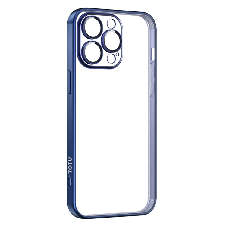 For iPhone 15 Pro TOTUDESIGN PC-2 Series Electroplating TPU Phone Case(Blue) - iPhone 15 Pro Cases by TOTUDESIGN | Online Shopping UK | buy2fix
