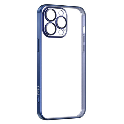 For iPhone 15 Pro TOTUDESIGN PC-2 Series Electroplating TPU Phone Case(Blue) - iPhone 15 Pro Cases by TOTUDESIGN | Online Shopping UK | buy2fix