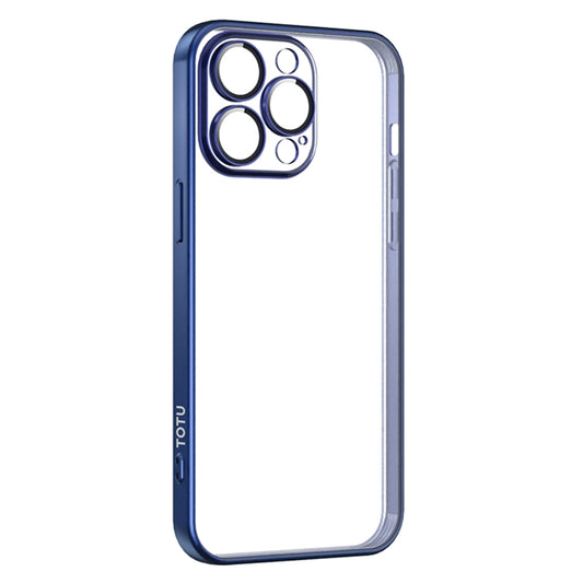 For iPhone 15 Pro TOTUDESIGN PC-2 Series Electroplating TPU Phone Case(Blue) - iPhone 15 Pro Cases by TOTUDESIGN | Online Shopping UK | buy2fix