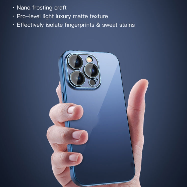 For iPhone 15 Pro TOTUDESIGN PC-2 Series Electroplating TPU Phone Case(Blue) - iPhone 15 Pro Cases by TOTUDESIGN | Online Shopping UK | buy2fix