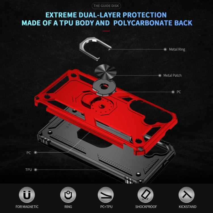 For Samsung Galaxy S25 5G Shockproof TPU + PC Phone Case(Red) by buy2fix