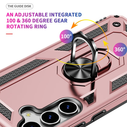 For Samsung Galaxy S25 5G Shockproof TPU + PC Phone Case(Rose Gold) by buy2fix
