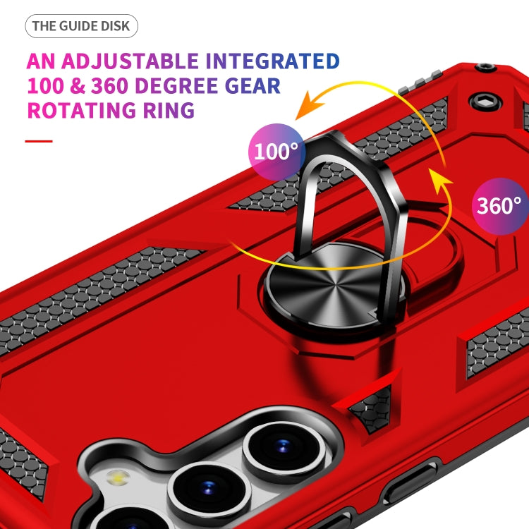 For Samsung Galaxy S25+ 5G Shockproof TPU + PC Phone Case(Red) by buy2fix
