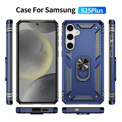 For Samsung Galaxy S25+ 5G Shockproof TPU + PC Phone Case(Blue) by buy2fix