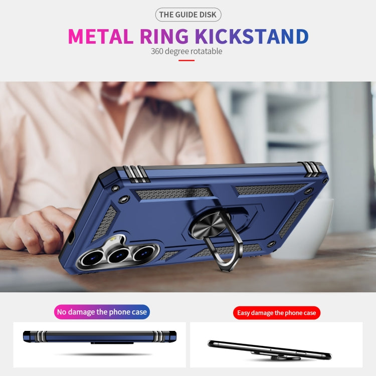 For Samsung Galaxy S25+ 5G Shockproof TPU + PC Phone Case(Blue) by buy2fix