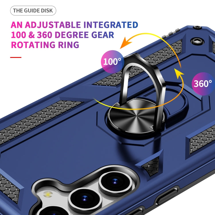 For Samsung Galaxy S25+ 5G Shockproof TPU + PC Phone Case(Blue) by buy2fix