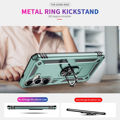 For Samsung Galaxy S25+ 5G Shockproof TPU + PC Phone Case(Dark Green) by buy2fix