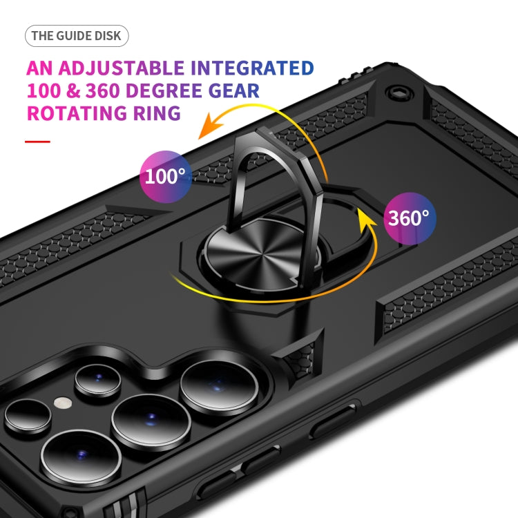 For Samsung Galaxy S25 Ultra 5G Shockproof TPU + PC Phone Case(Black) by buy2fix