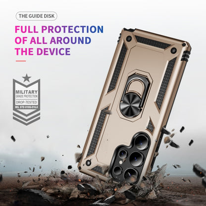 For Samsung Galaxy S25 Ultra 5G Shockproof TPU + PC Phone Case(Gold) by buy2fix