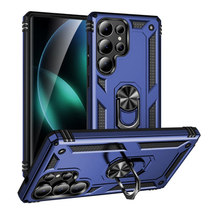 For Samsung Galaxy S25 Ultra 5G Shockproof TPU + PC Phone Case(Blue) by buy2fix