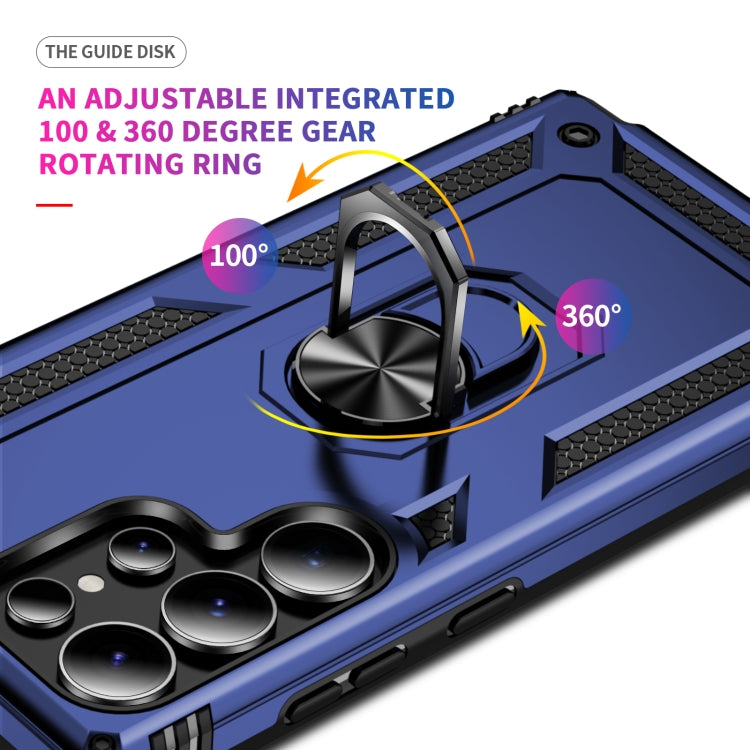 For Samsung Galaxy S25 Ultra 5G Shockproof TPU + PC Phone Case(Blue) by buy2fix