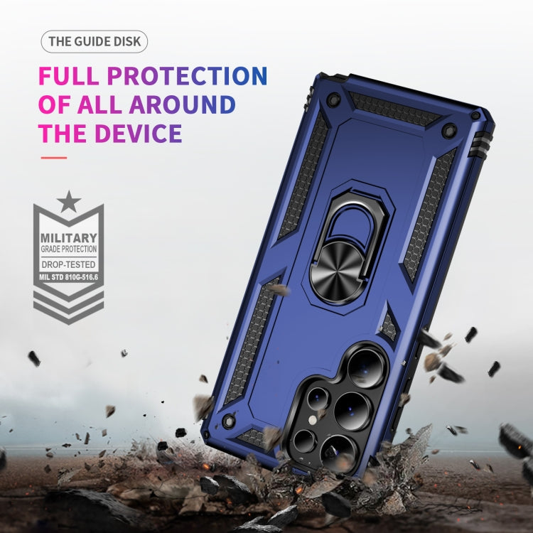 For Samsung Galaxy S25 Ultra 5G Shockproof TPU + PC Phone Case(Blue) by buy2fix