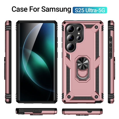 For Samsung Galaxy S25 Ultra 5G Shockproof TPU + PC Phone Case(Rose Gold) by buy2fix