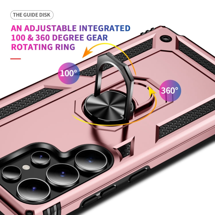 For Samsung Galaxy S25 Ultra 5G Shockproof TPU + PC Phone Case(Rose Gold) by buy2fix