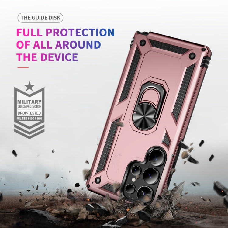 For Samsung Galaxy S25 Ultra 5G Shockproof TPU + PC Phone Case(Rose Gold) by buy2fix