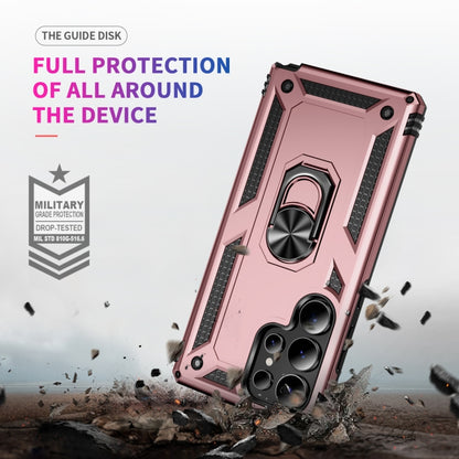 For Samsung Galaxy S25 Ultra 5G Shockproof TPU + PC Phone Case(Rose Gold) by buy2fix