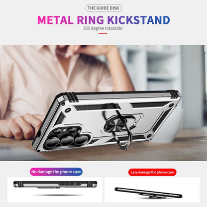 For Samsung Galaxy S25 Ultra 5G Shockproof TPU + PC Phone Case(Silver) by buy2fix