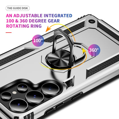 For Samsung Galaxy S25 Ultra 5G Shockproof TPU + PC Phone Case(Silver) by buy2fix