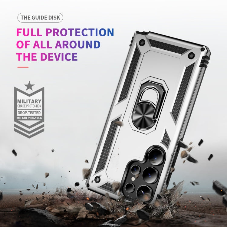 For Samsung Galaxy S25 Ultra 5G Shockproof TPU + PC Phone Case(Silver) by buy2fix