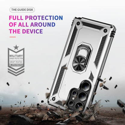 For Samsung Galaxy S25 Ultra 5G Shockproof TPU + PC Phone Case(Silver) by buy2fix